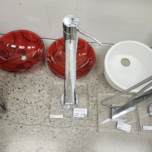 Aquabrass Roman Deck Tub Filler Volare Chrome Floormodel Clearance As is