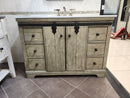 48" Fairmount Upton Vanity & Countertop Combo with Mirror (as is) homestead k5-3