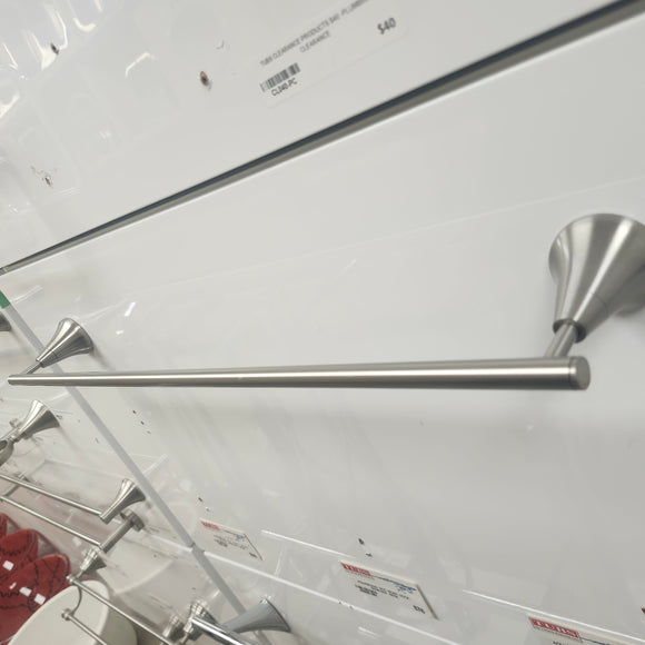 Brushed Nickel Towel Bar Bathroom Accessory Floormount Clearance As Is