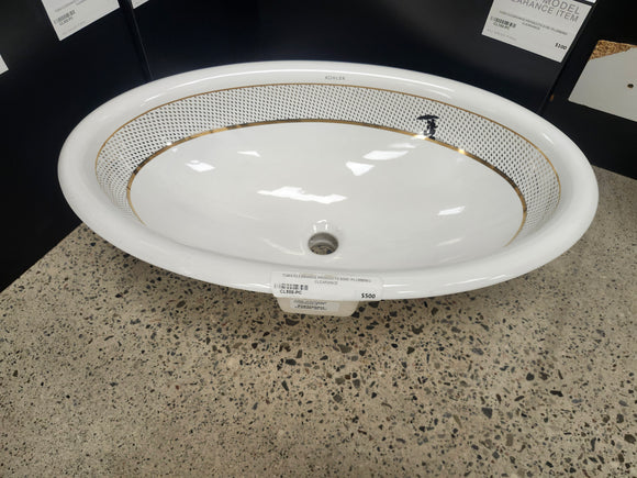 Kohler Mickey Mouse Disney Printed Drop In Oval Bathroom Sink 24 x 15 as is Floormodel Clearance