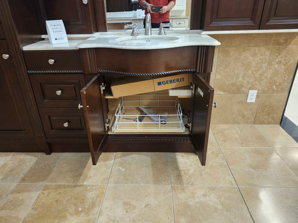 55" Vanico Victorian Vanity Combo (as is)
