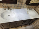 60" Fairmont Vanity & Countertop Combo with Medicine Cabinets and Faucets (as is) k3-3