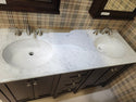 60" Fairmont Vanity & Countertop Combo with Medicine Cabinets and Faucets (as is)