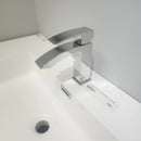 Rubi Fall Single Hole Bathroom Vanity Faucet Chrome RFA11B Floormodel Clearance As is (H18)-1