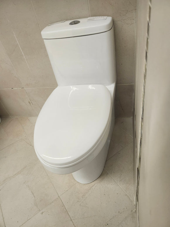 Rubi 1pc dual flush elongated Toilet (as is)