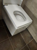 Duravit Elongated Wallhung Toilet and Seat Combo (as is)-6