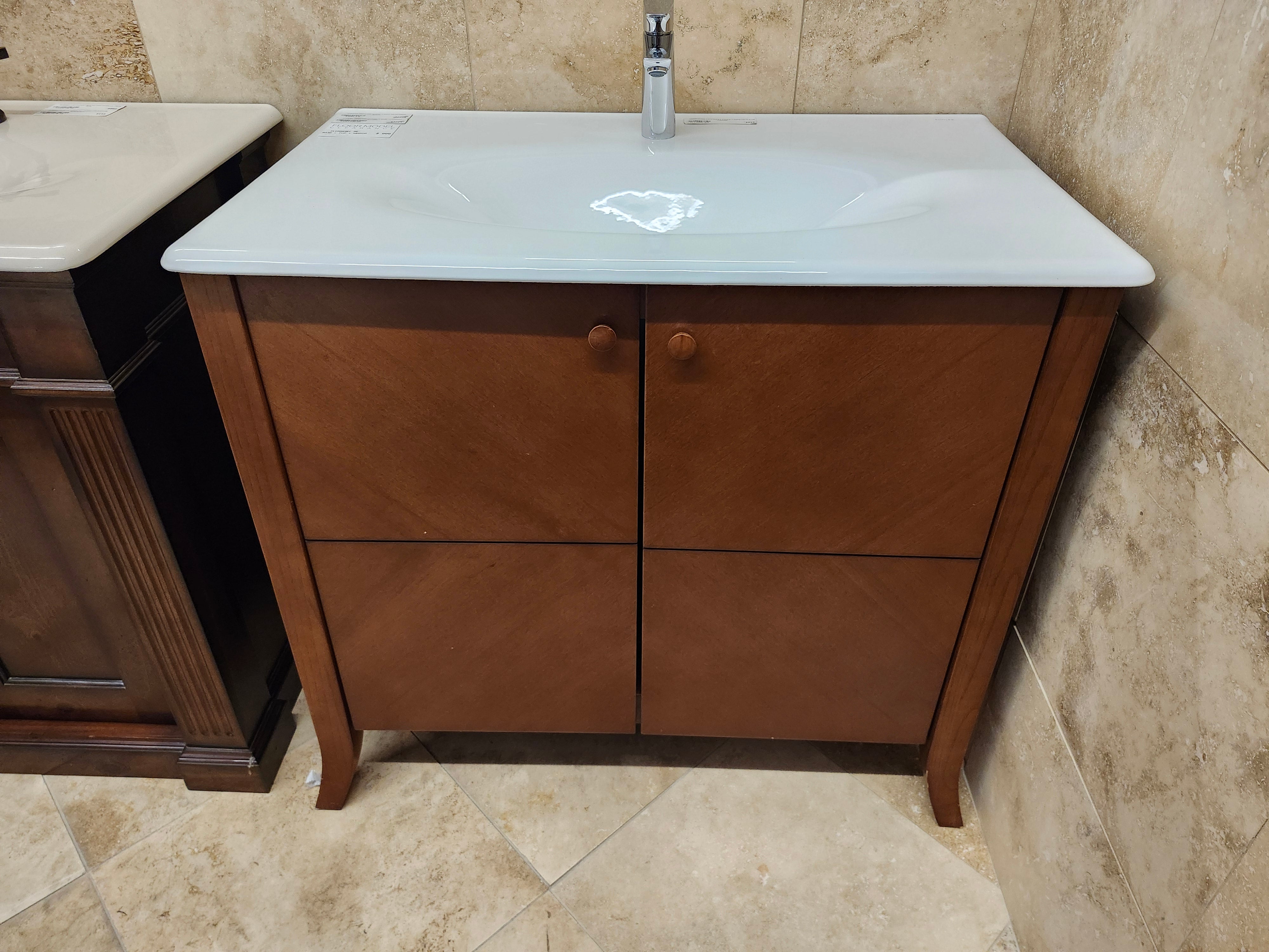 38" Clermont Vanity & Countertop Combo with Mirror (as is)