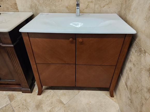 38" Clermont Vanity & Countertop Combo with Mirror (as is) l6