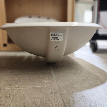 Kohler 19 x 17 Bathroom Sink Devonshire 8CC 3 Hole Predrilled Vanity Sink K2279-4  Biscuit Floormodel Clearance As Is m10 - 0