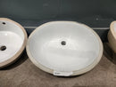 Vida Undermount Bathroom Sink 17.3 x 14.5 Oval Sage White-1