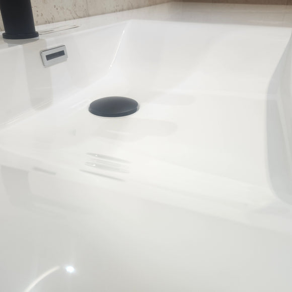 Rubi Haus 55 x 20 Bathroom Vanity and Countertop Sink Combo with Mirror Floormodel Clearance As Is (H22)