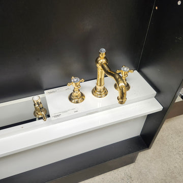 House of Rohl Acqui XC 8cc Bathroom Vanity Faucet with Soap Dispenser Floormodel Clearance As Is