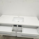 Vida 60 Inch Bathroom Vanity & Quartz Top Floormodel Clearance Sold As Is (212)-10