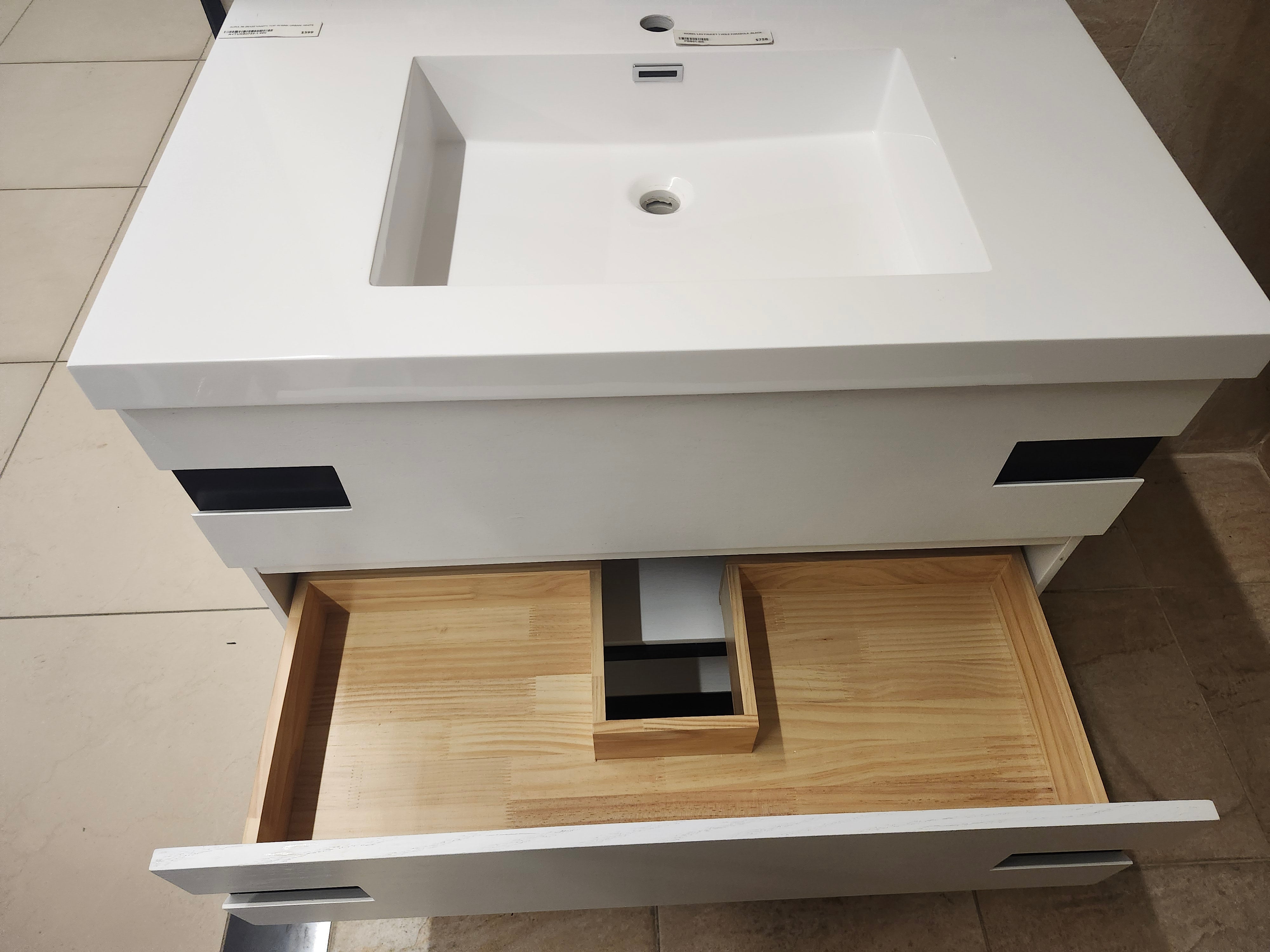 36" Aura Vanity with Countertop Combo (as is)