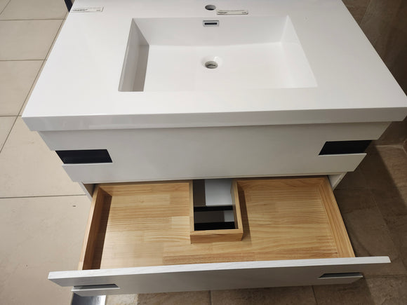 36" Aura Vanity with Countertop Combo (as is)