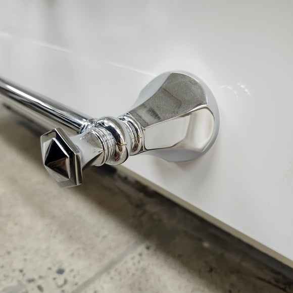 Rubinet Hexis 24 Inch Single Towel Bar Floormodel Sold As Is