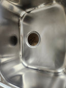 Undermount Stainless Steel Kitchen Sink 2 Bowl 38 1/4 x 21 1/4 With basket Floormodel Clearance As is-6