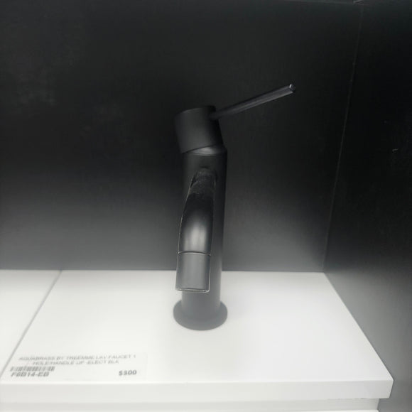 Aquabrass Treemme Single Hole Matte Black Faucet Floormodel Clearance Sold as is (153)