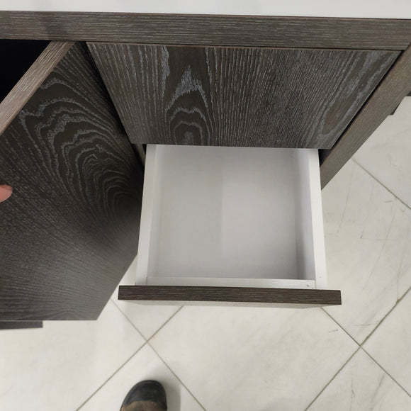 Vida Deco York 71 x 21 Vanity and Aura Countertop Sink Combo No handles Floormount Clearance as is L1