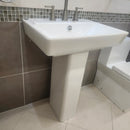 Kohler Reve Pedestal 2pc Combo White Floormodel Clearance as is (H19) K5027 K5032-3