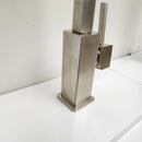 Franke Gneck Kitchen Faucet Floormount clearance Sold As Is Brush Nickel-8