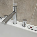 Maax 72 x 36 Arofeel Aigo 102788055 Built in Tub Aquabrass Roman Deck Faucet Volare F1018 Combo Floormodel Clearance M8-12