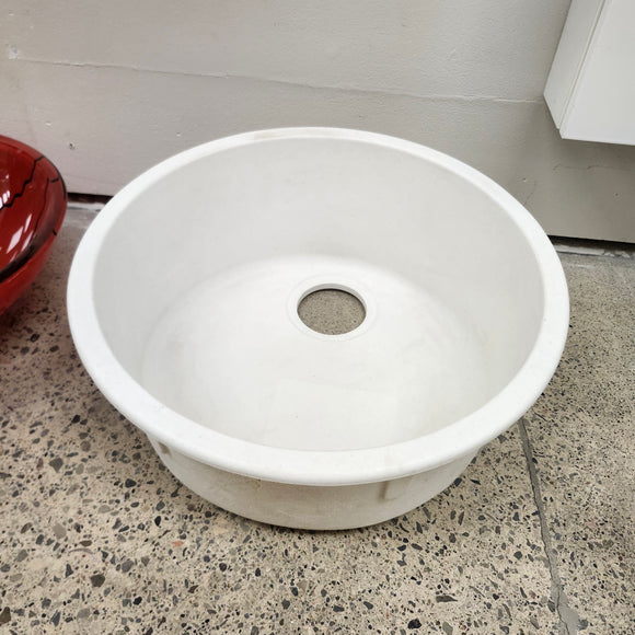 18 Inch Round Drop in Sink Floor Model Clearance As is