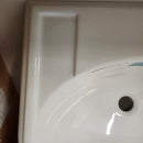 Kohler 19 x 17 Bathroom Sink Devonshire 1 Hole Predrilled Vanity Sink K2279-1 White Floormodel Clearance As Is m10-3