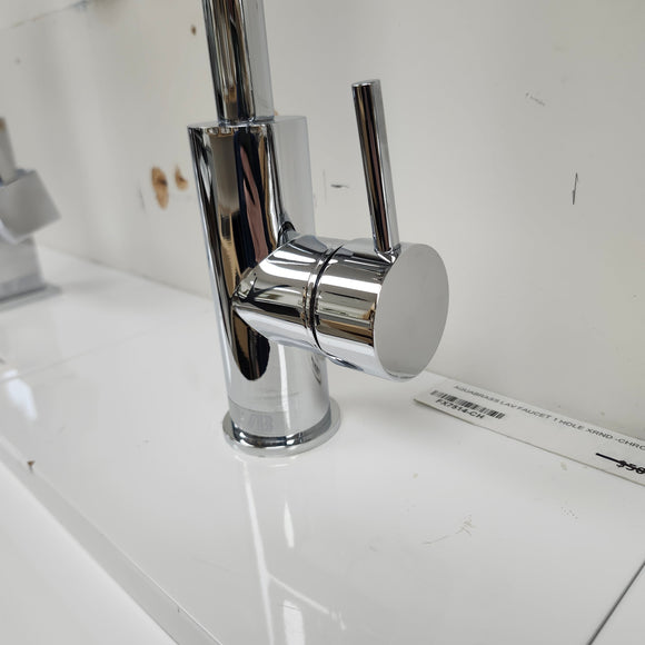 Single Hole Bathroom Faucet with Lever Handle Floormodel As Is