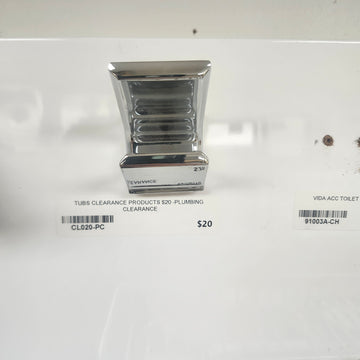Vida Hotel Series Robe Hook Bathroom Accessory Floormodel As Is - 0