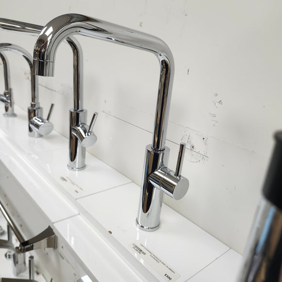 Kitchen Elongated Faucet Lever Handle Floormodel Clearance As Is