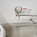 Aquabrass 400 Series A405 24 Inch Double Towel Bar Bathroom Accessory Floormodel Clearance as is-3