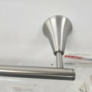 Brushed Nickel Towel Bar Bathroom Accessory Floormount Clearance As Is-5