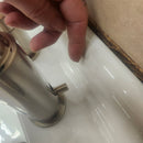 American Standard 8cc Bathroom Faucet with Handles Brushed Nickel Floormodel Clearance as is (H9)-10