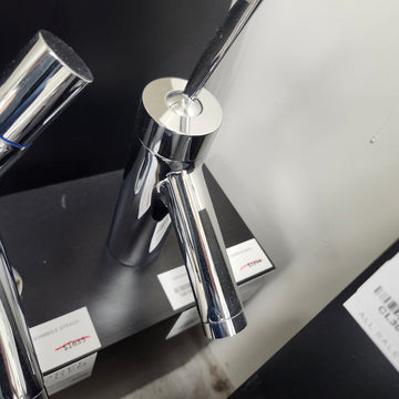 Hansgrohe Axor Series 1 Hole Single Faucet Starck Lever Handles Chrome Floormodel Clearance as is