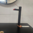 Rubi Kronos Single Hole Tall Bathroom Vanity Faucet MB/CPR RKR11XB Floormodel Clearance As is (H20)-2