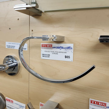 Vida 940 Series Towel Ring Bathroom Accessory Floormodel Sold As is