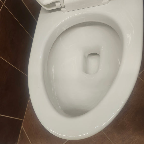 American Standard 1pc Elongated Toilet Floormodel Clearance as is (H9)2403128020