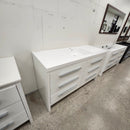 Vida 60 Inch Bathroom Vanity and Urban Sink Top Floormodel Clearance sold as is (212)-3