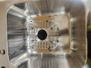 Vida Axes 31" x 20" Stainless Steel 3 Hole Overmount Kitchen Sink Floormodel Clearance-4