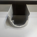Aura Plato 36 inch White Vanity and Countertop Sink Combo as is Floormodel Clearance-14