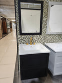 24" Dezign Market Shaker Vanity & Countertop Combo with Mirror (as is)