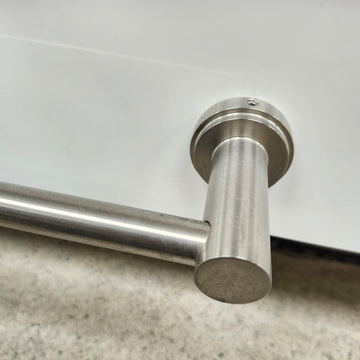 Rubinet Lasale Satin Nickel 24 Inch Towel Bar Floormodel Sold As Is - 0