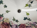 Kohler Artist Editions Drop In Bathroom Sink Flowers Peonies and Ivory Floormodel Clearance as is 25 1/4 x  17 x 9 1/4-7