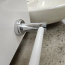 Rubinet Lasale 24 Inch Towel Bar Floormodel Sold As Is Chrome Floormodel Clearance As is White/Chrome-4