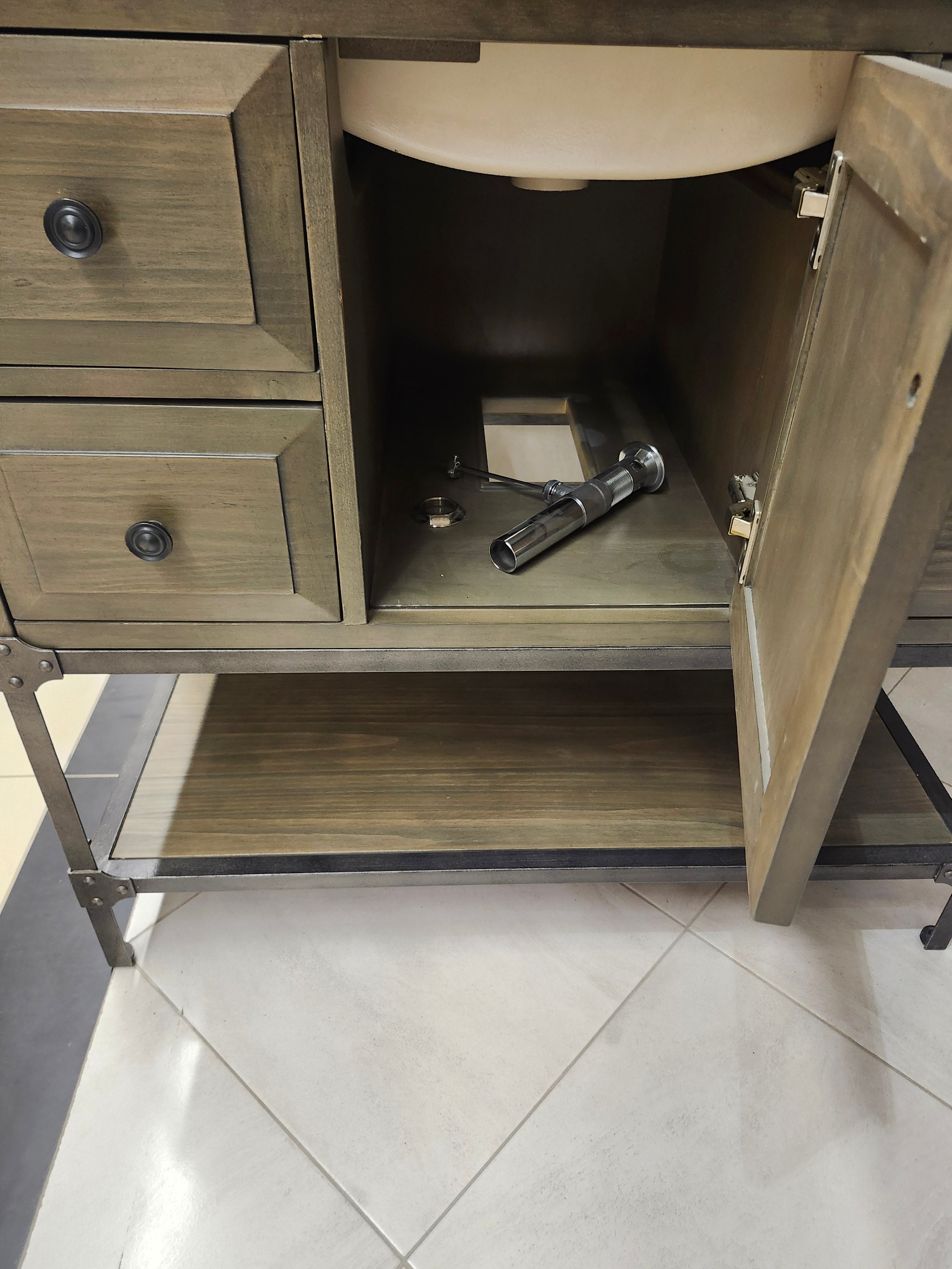 36" Fairmont Toledo Vanity & Countertop Combo with Mirror (as is) - 0