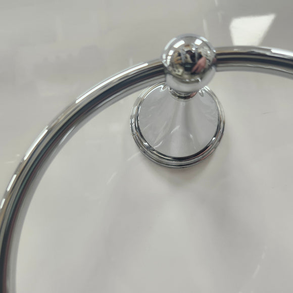 Towel Ring Bathroom Accessory Chrome Floormodel Clearance As Is
