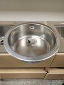 Blanco Rondo 18" Round Overmount Drop in Stainless Steel Bar Sink Floormodel Clearance as is-1