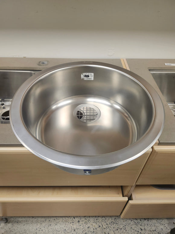 Blanco Rondo 18" Round Overmount Drop in Stainless Steel Bar Sink Floormodel Clearance as is
