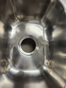 Vida Axes 27" x 19" Stainless Steel Round Undermount Kitchen Sink Floormodel Clearance-4
